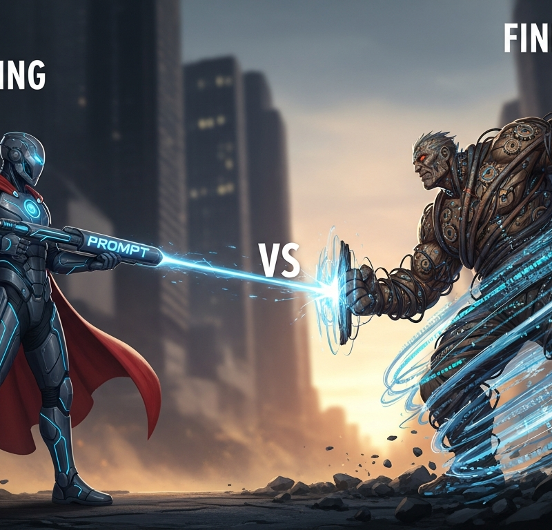 Prompt Engineering vs. Fine-Tuning: When Each Approach Wins