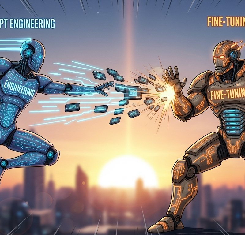 Prompt Engineering vs. Fine-Tuning: When Each Approach Wins