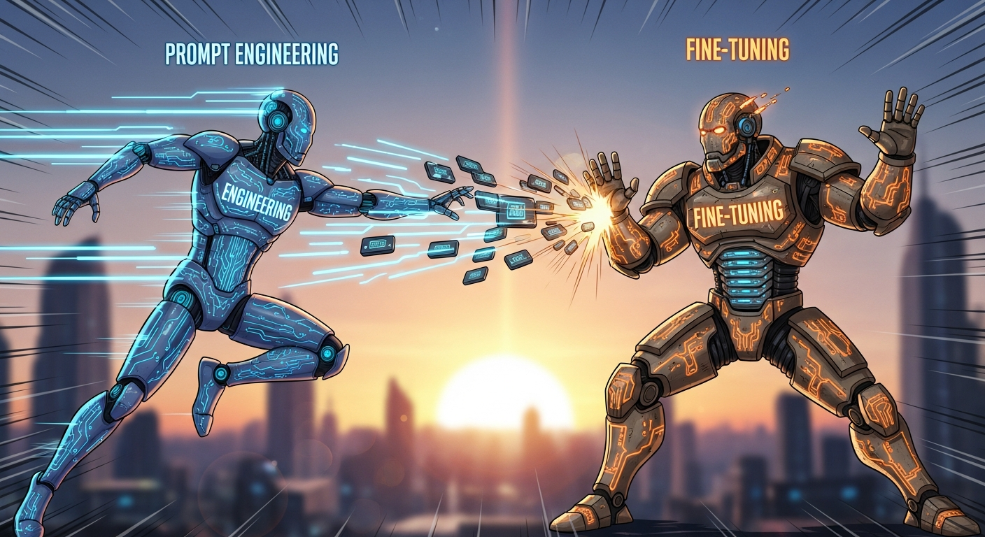 Prompt Engineering vs. Fine-Tuning: When Each Approach Wins