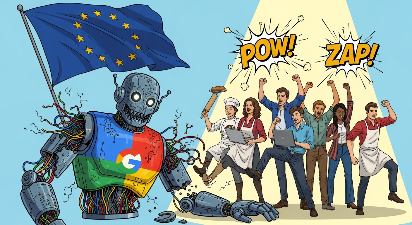 How Small Businesses Might Benefit from EU’s Google AI Crackdown
