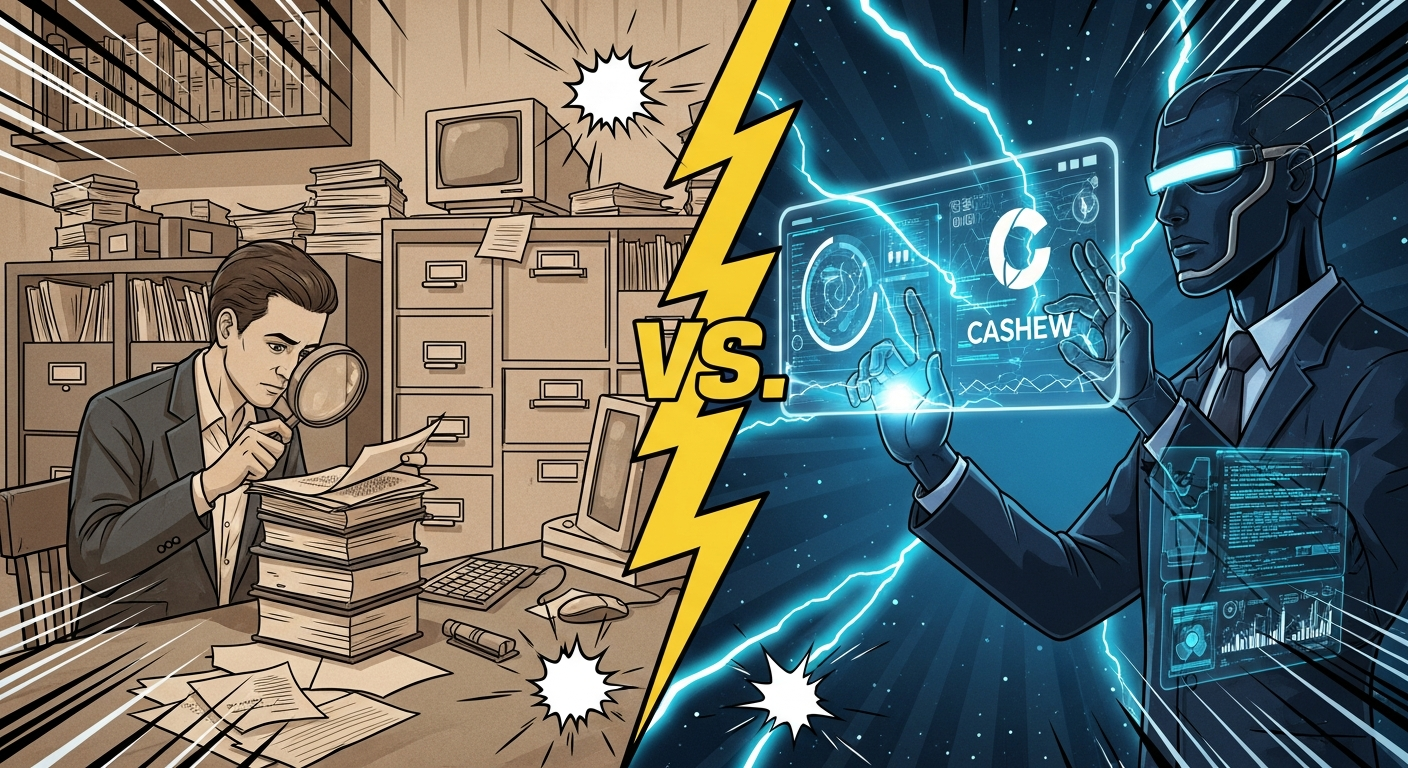 Traditional Research vs. Cashew’s AI: What You Need to Know