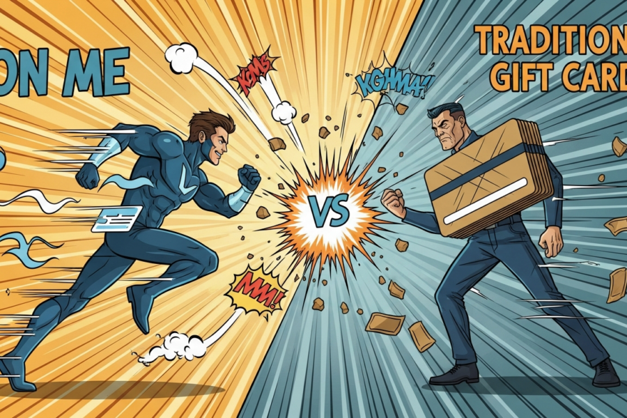 On Me vs Traditional Gift Cards: What $6M in Funding Means for You