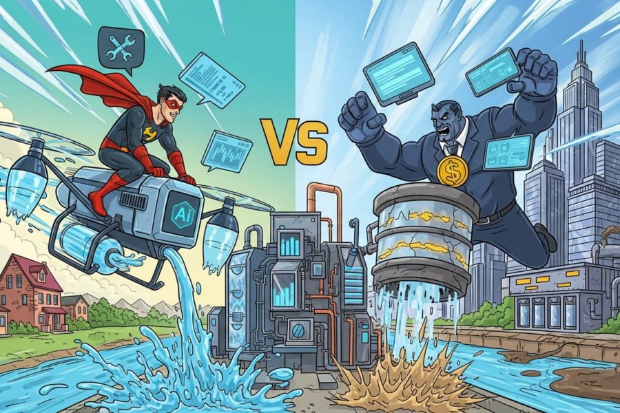 How Small Towns Beat Big Cities at AI-Driven Water Innovation