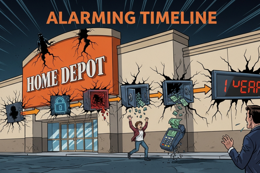 The Alarming Timeline of Home Depot's Year-Long System Vulnerability
