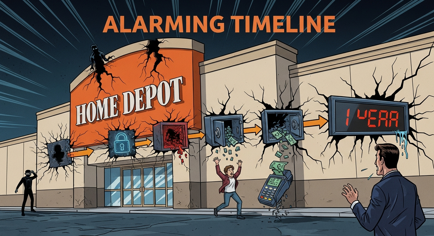 The Alarming Timeline of Home Depot’s Year-Long System Vulnerability